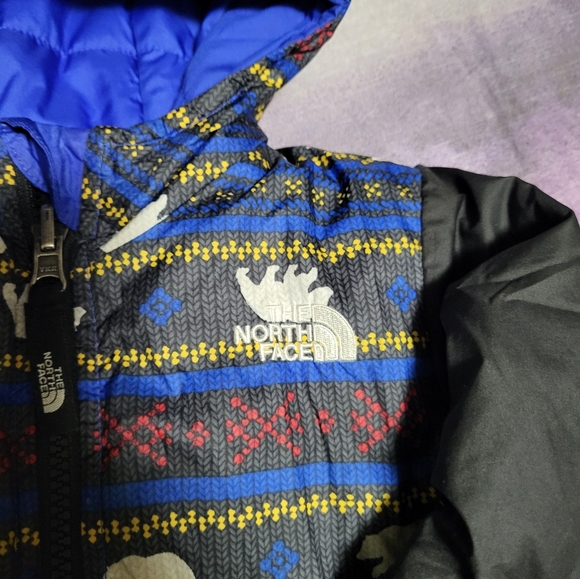 Reversible north face puffer coat - Picture 2 of 5